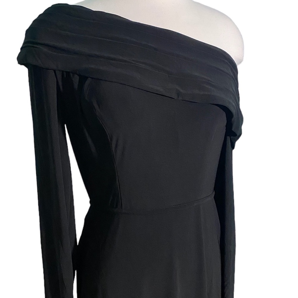 NWT IEENA by mac Duggal style no. 26595 black dress sz-8 - Picture 3 of 6